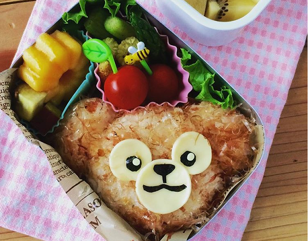 ふわふわダッフィーのお弁当