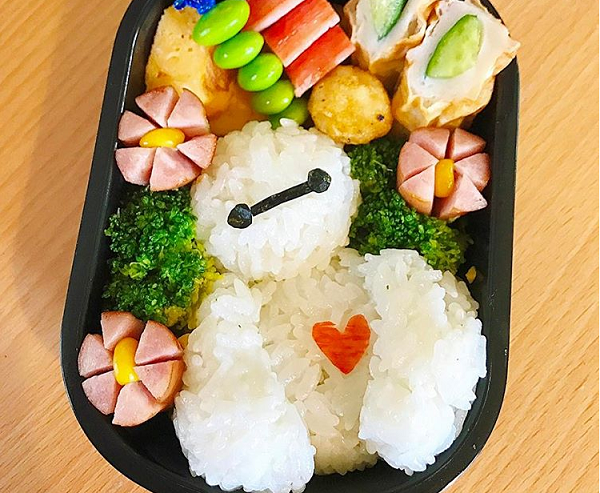 彩り鮮やかなベイマックス弁当