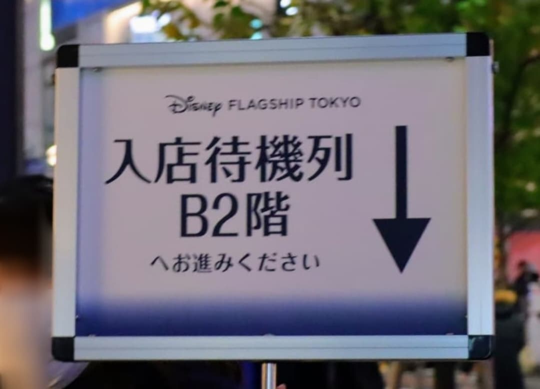 ディズニーフラッグシップ東京の入店方法