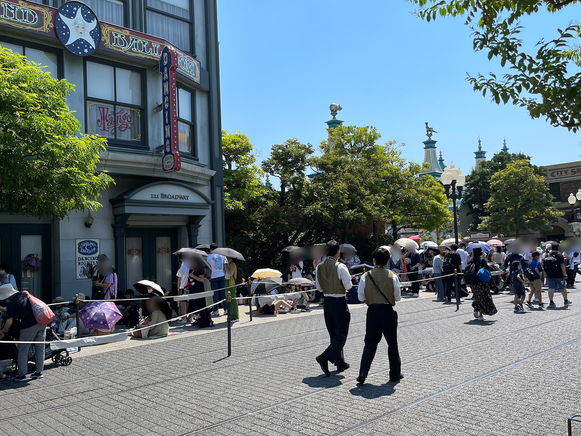 ビッグバンドビートの自由席待ちの様子（10時10分ごろ）