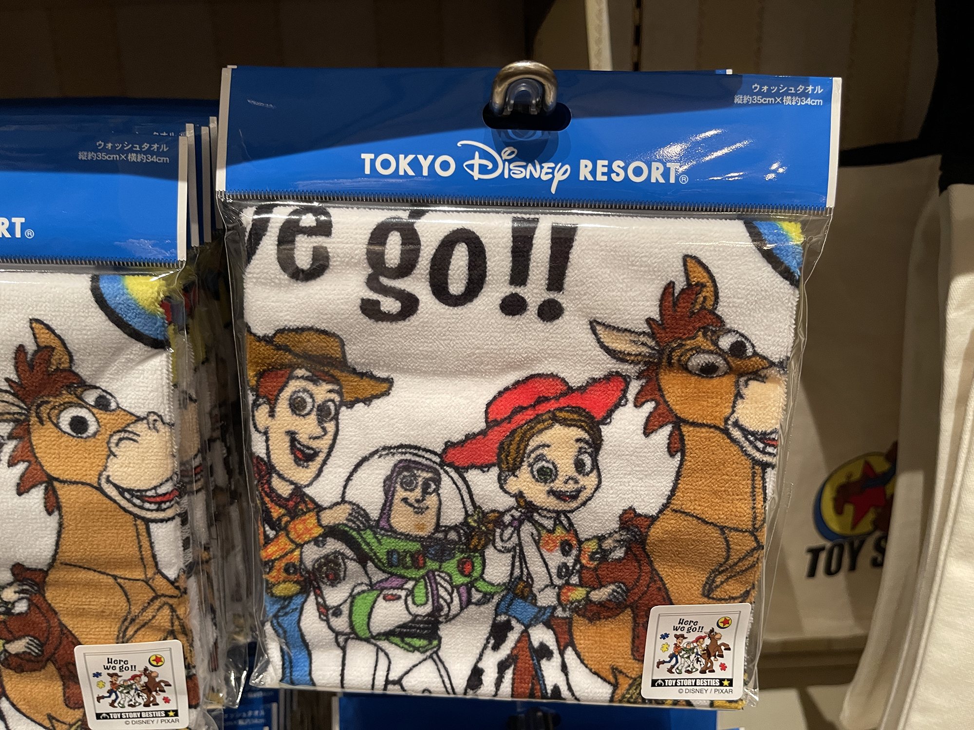 ウォッシュタオル（トイストーリーべスティーズグッズ）