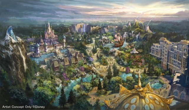 ファンタジースプリングスの全景