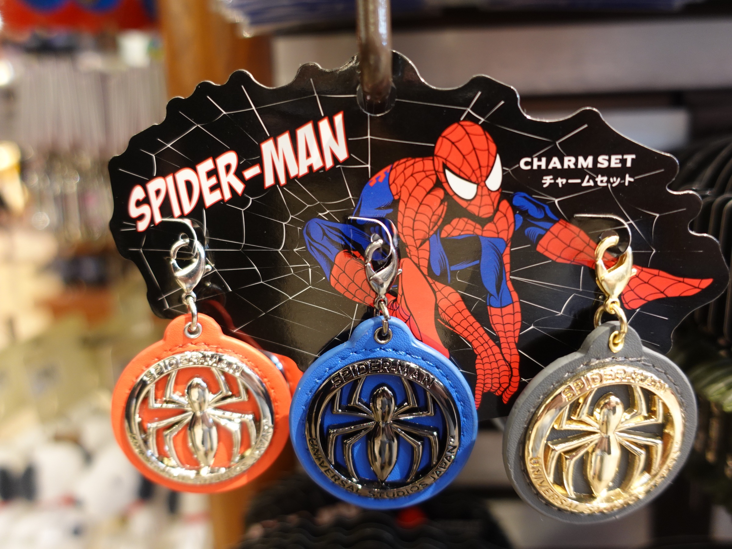 スパイダーマンチャームセット