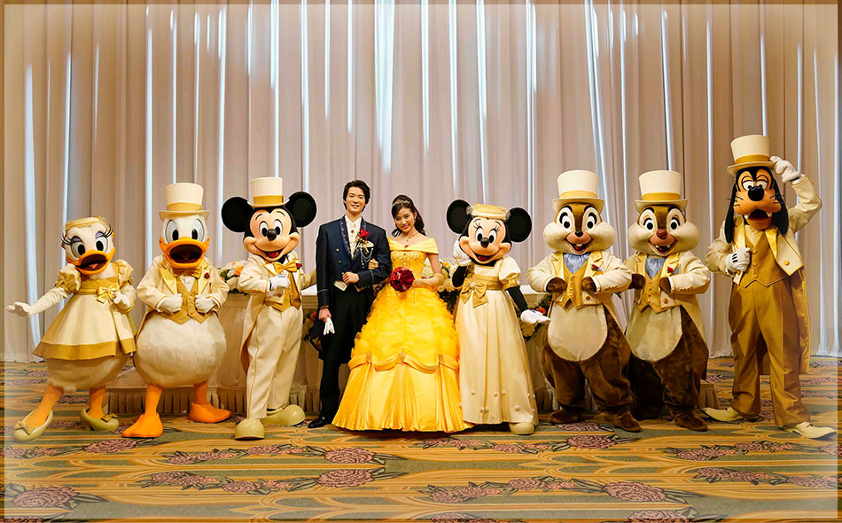 結婚式でディズニーキャラクターを呼ぶことができる？！