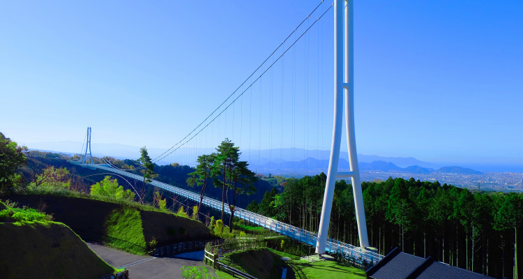 三島スカイウォークの吊り橋