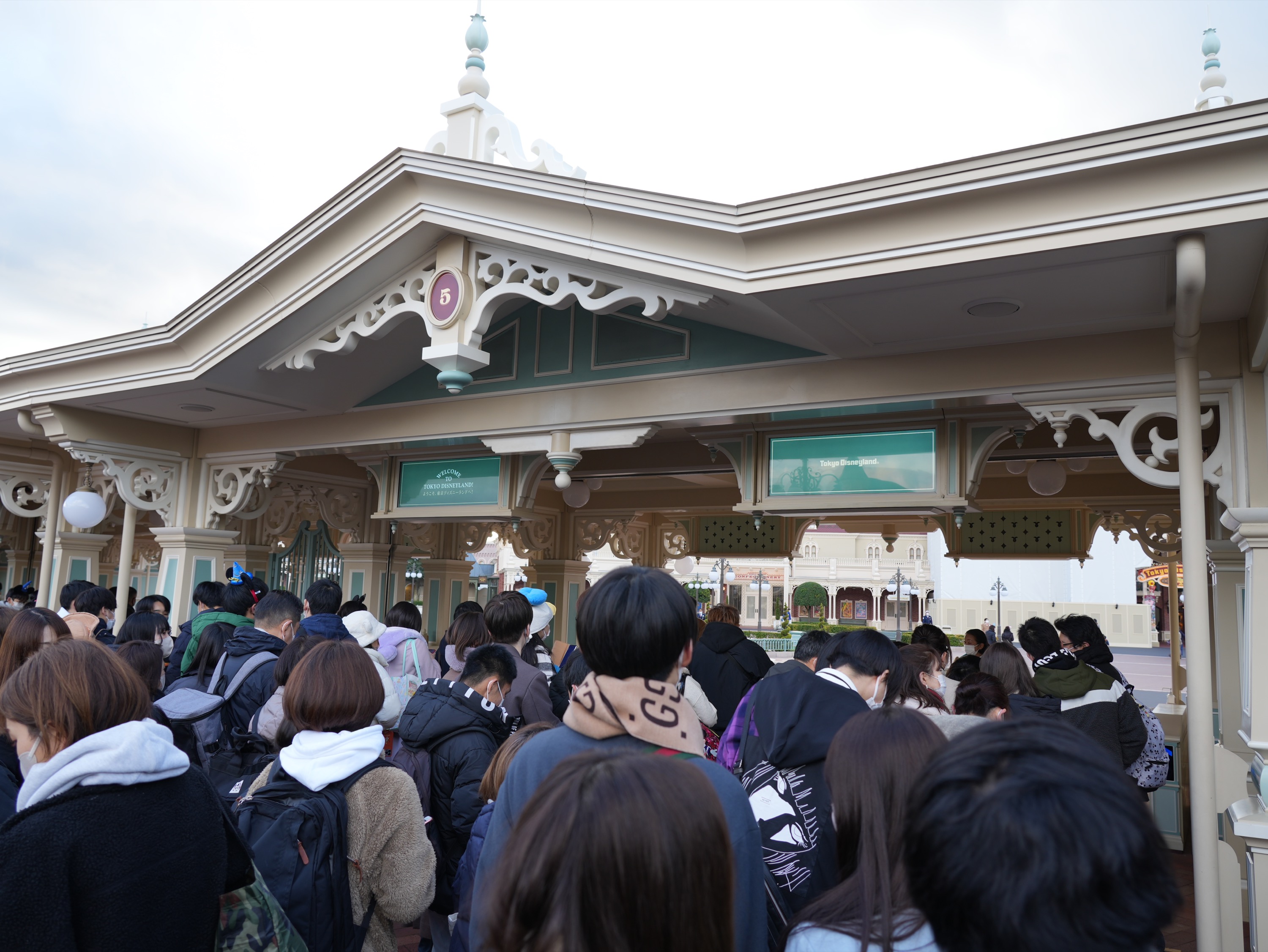 12月ディズニーランド混雑レポ：開園直前