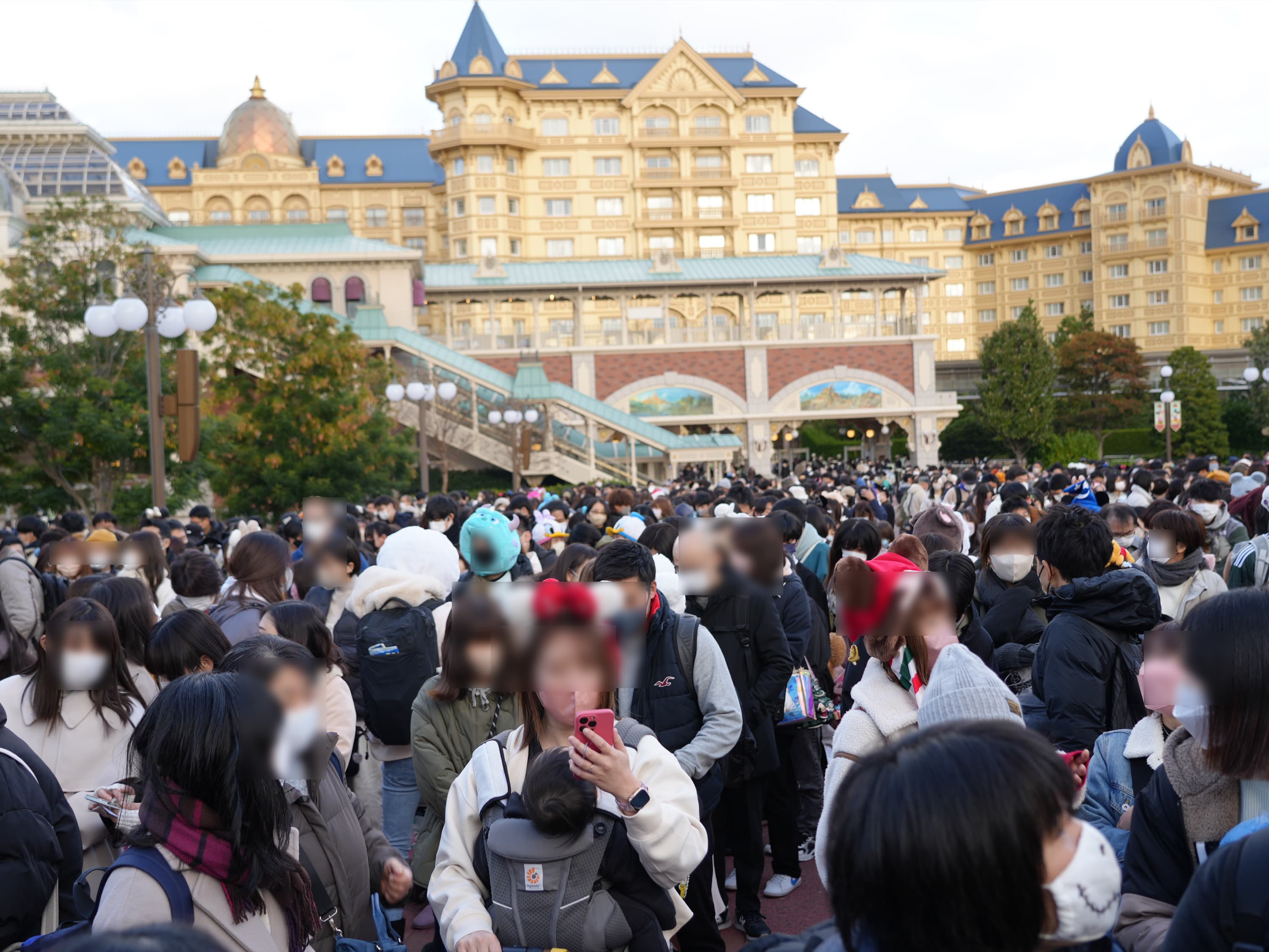 12月ディズニーランド混雑レポ：開園直前