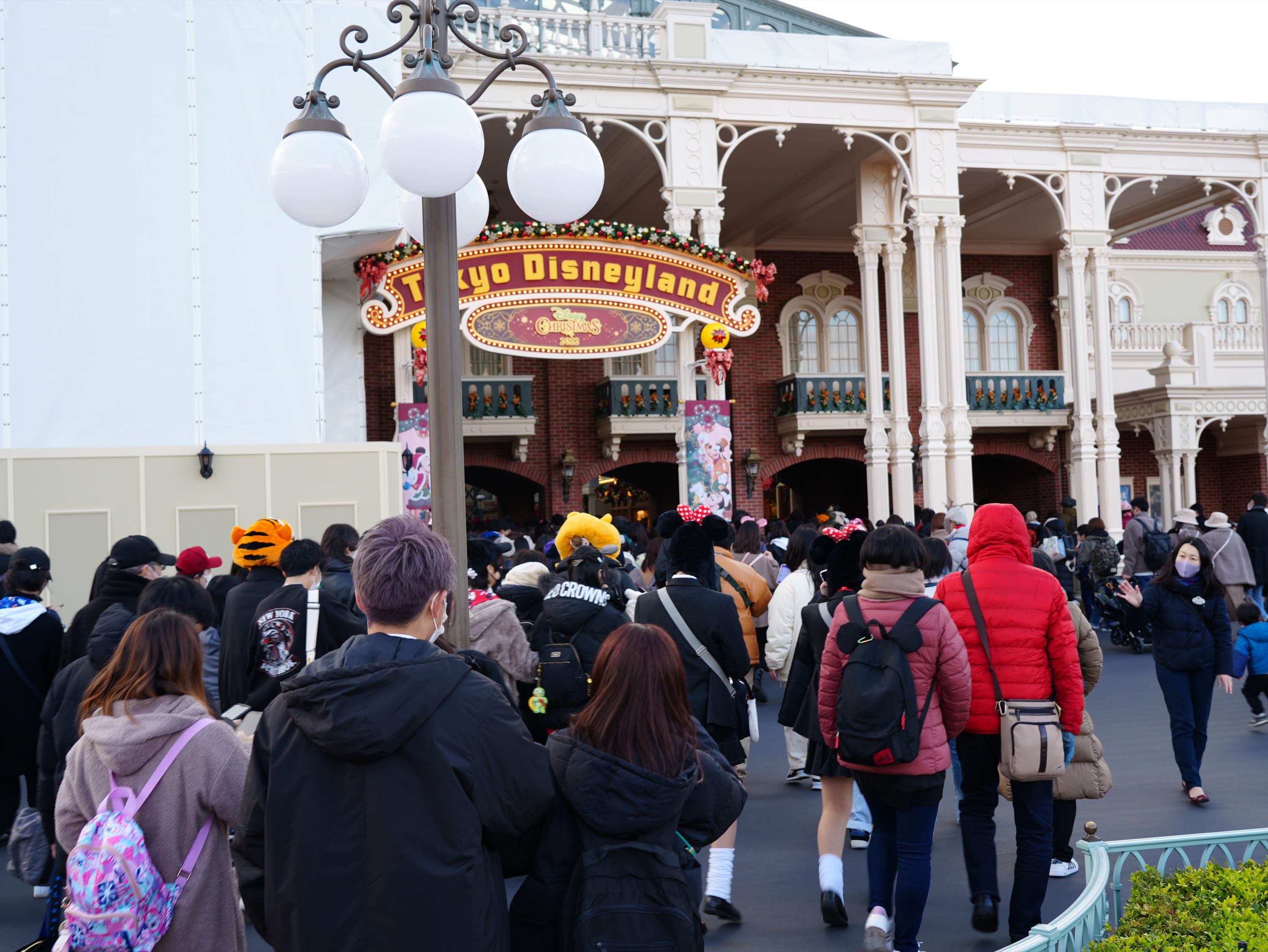 12月ディズニーランド混雑レポ：開園直後