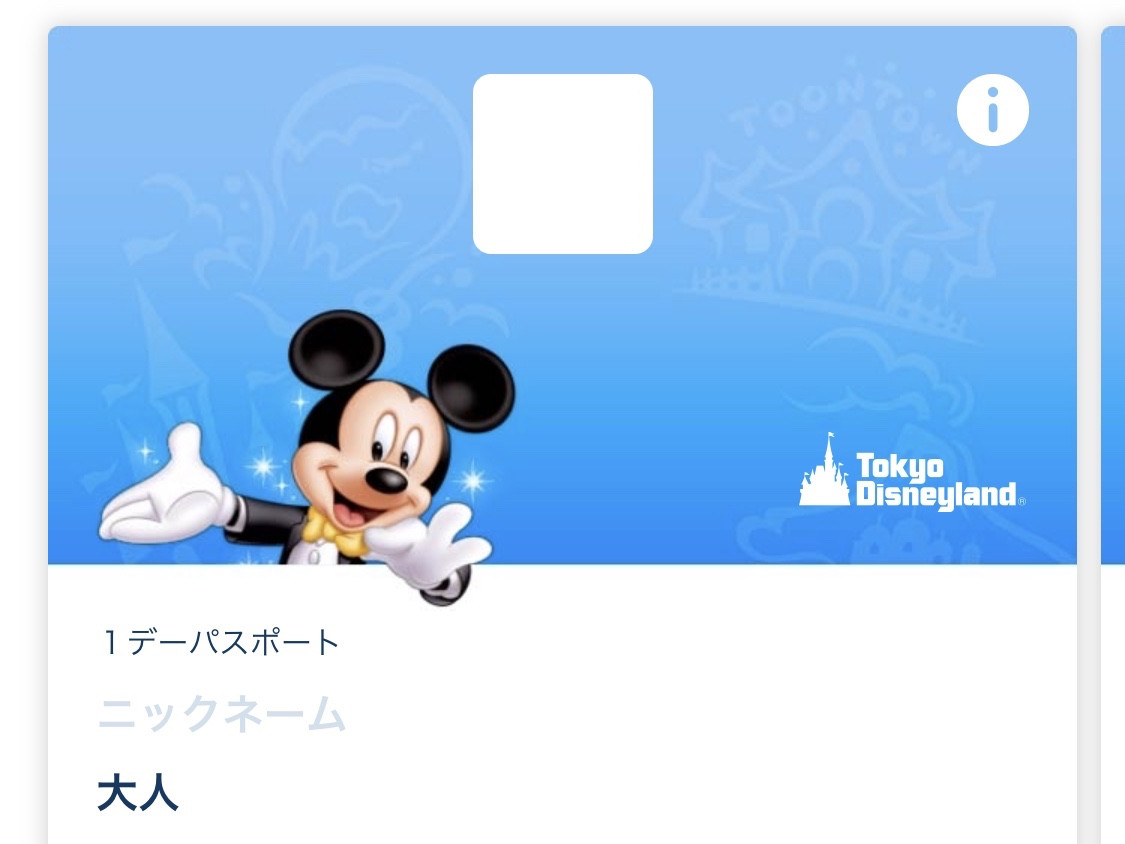 ディズニーチケット