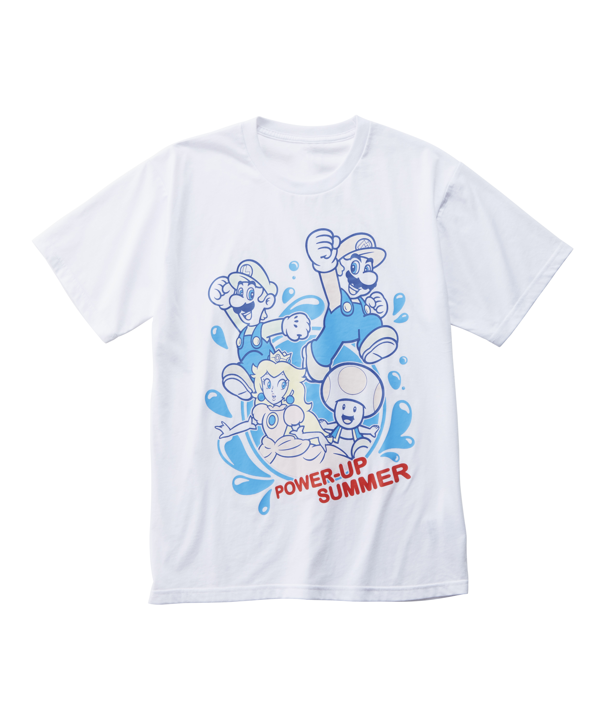 スーパーマリオ・パワーアップ・サマー　グッズTシャツ