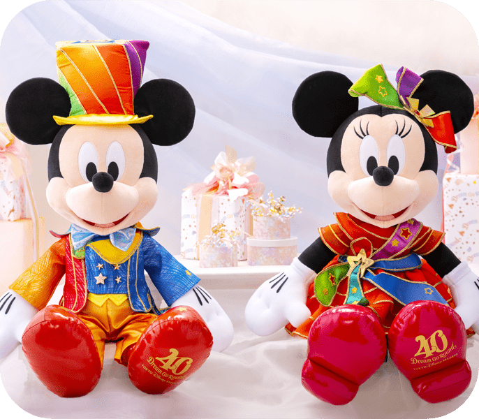 【10/19予約販売開始】ディズニー40周年予約販売限定グッズ！ウォッチ・ぬいぐるみセット・ピンバッジセット登場