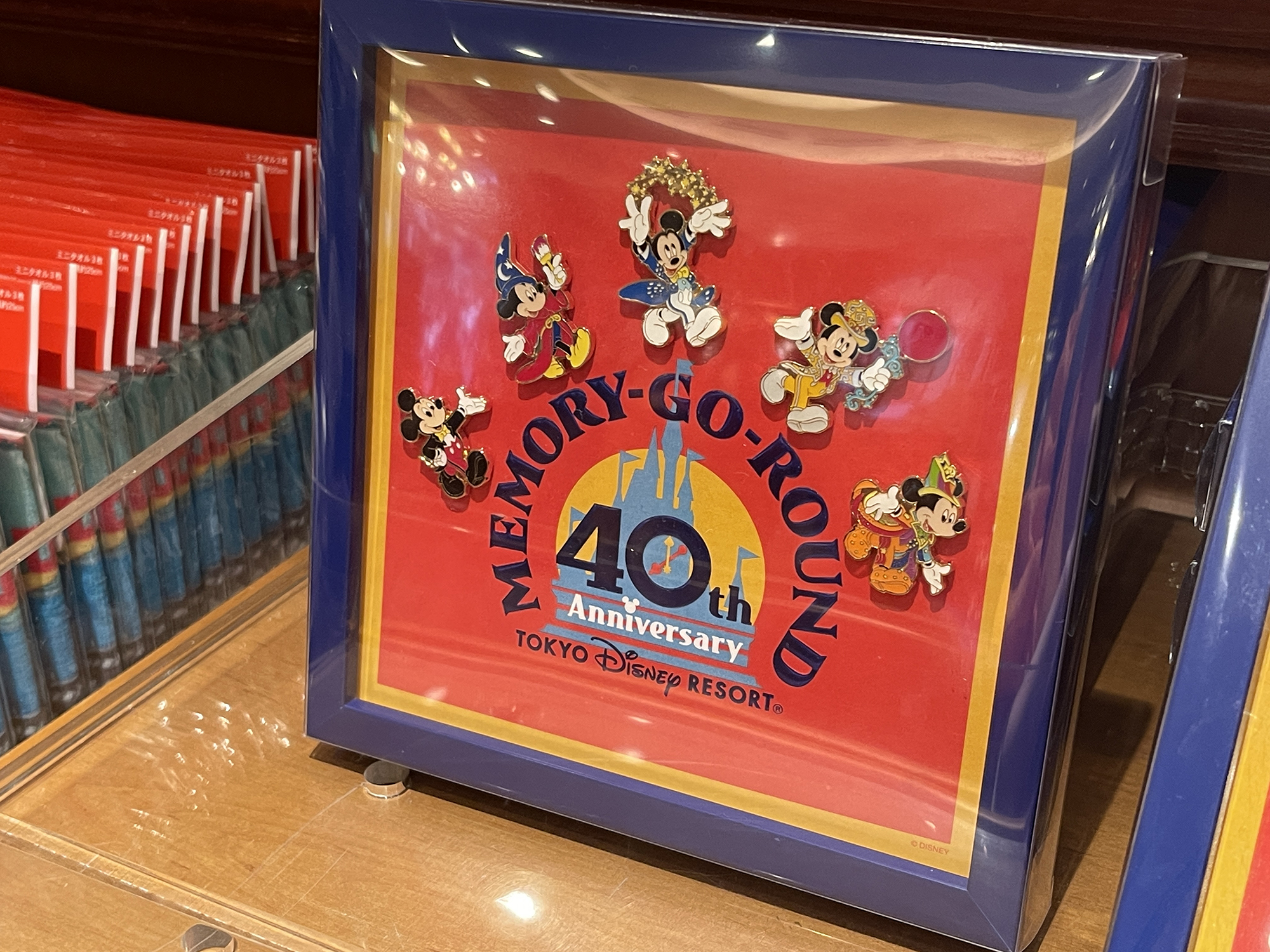 ピンバッジセット（ディズニー40周年グッズ）