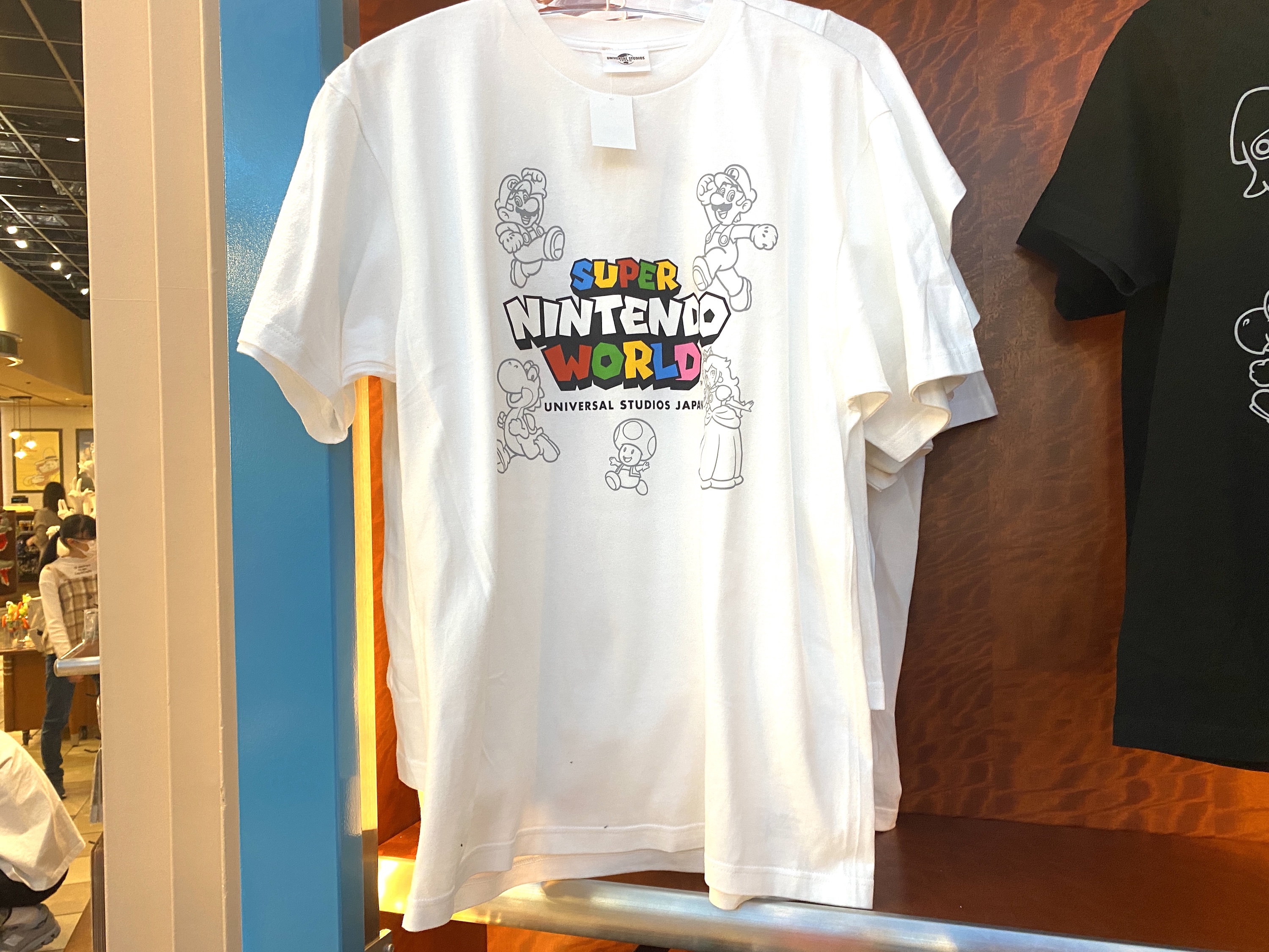 スーパーニンテンドーワールドロゴTシャツ