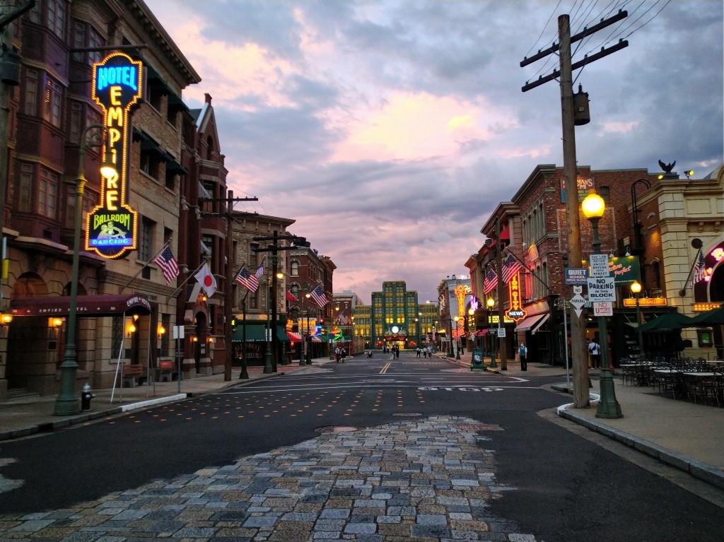 USJ/夜のニューヨークエリア