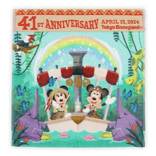 ウォッシュタオル（ディズニーランド41周年グッズ）