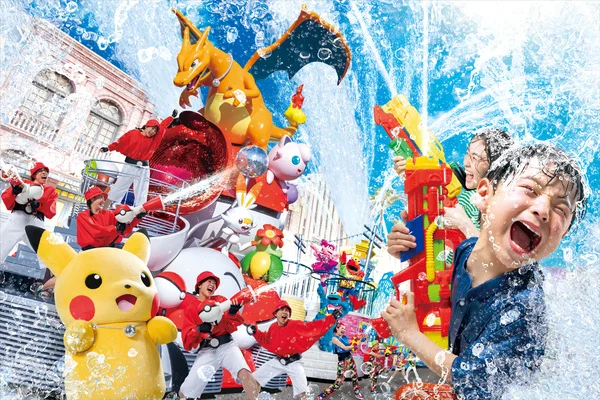 【USJ】NO LIMIT!サマー・スプラッシュ・パレード開催決定！びしょ濡れパレードのフロート、ルート、キャラクター、着替え場所情報まとめ