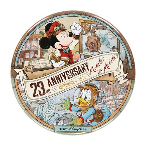 カンバッジ(ディズニーシー23周年グッズ)