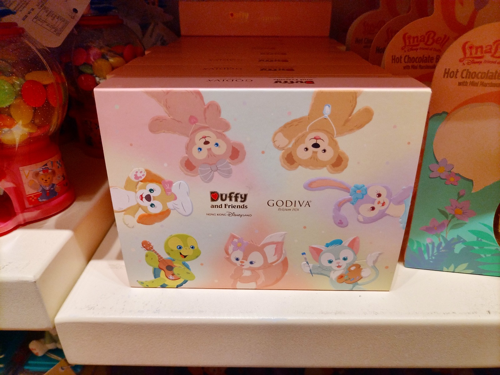 香港ディズニーダッフィー＆フレンズグッズ：【GODIVA】チョコレートセット