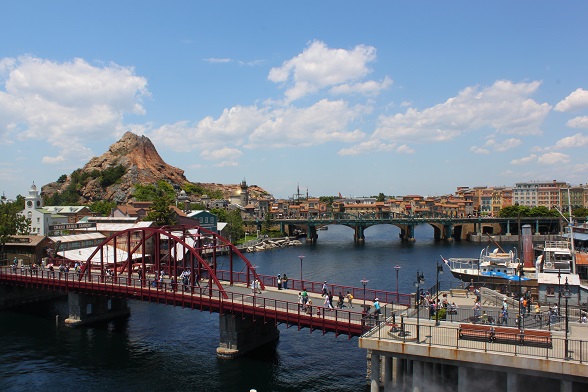 S.Sコロンビア号の甲板デッキから見た風景