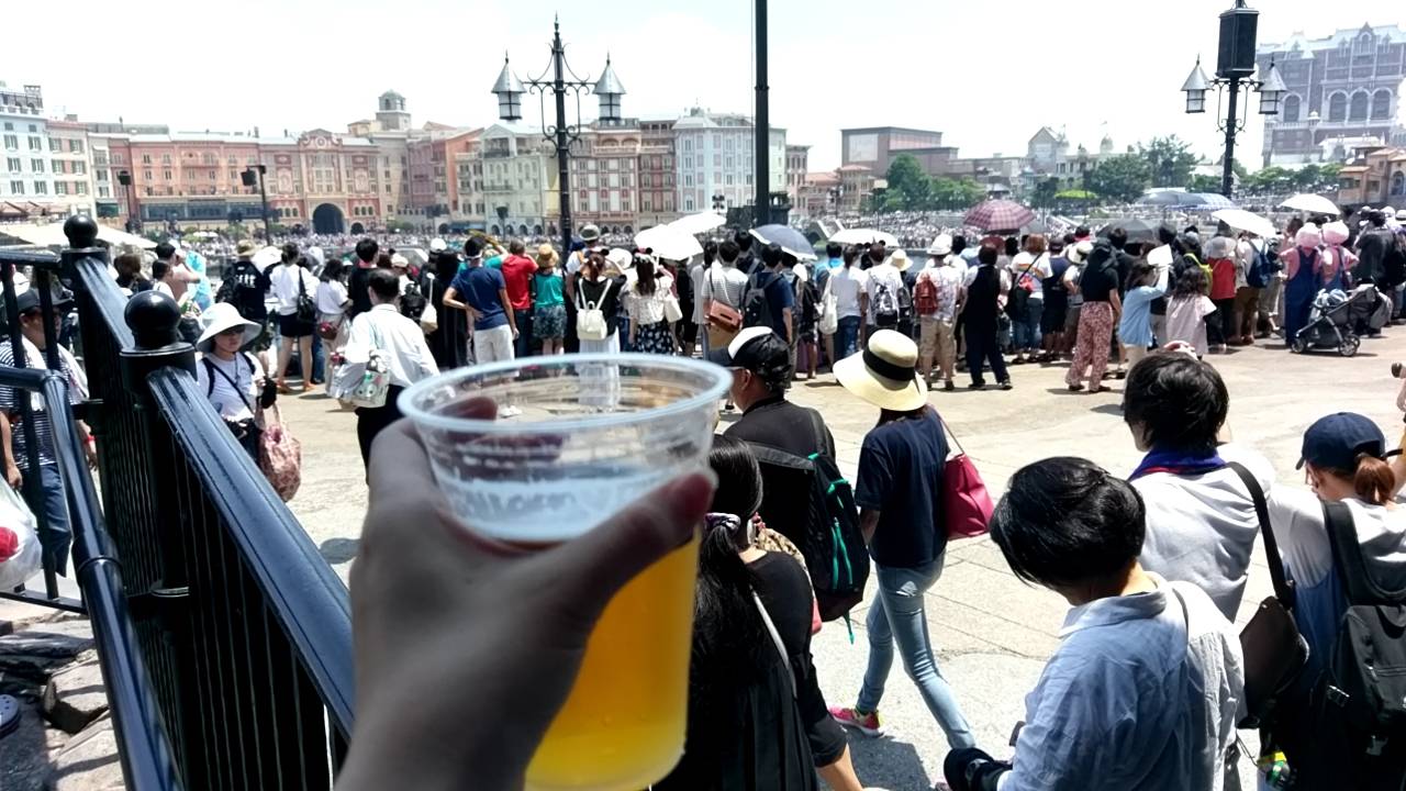 お酒片手にディズニーシーを楽しみましょう！