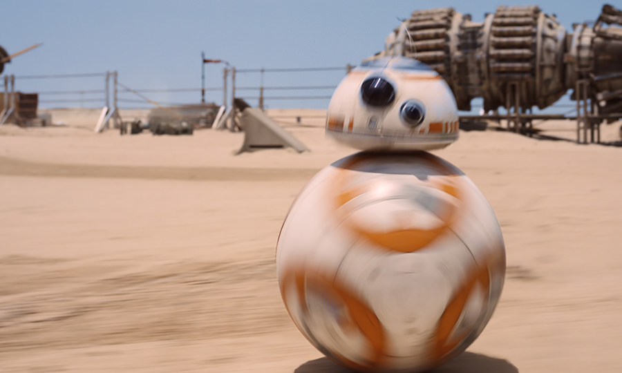 ライトサイドの登場人物を助けてくれるドロイド、BB-8