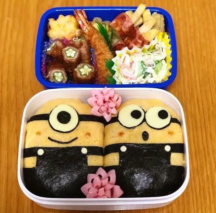 ミニオンオムライス弁当