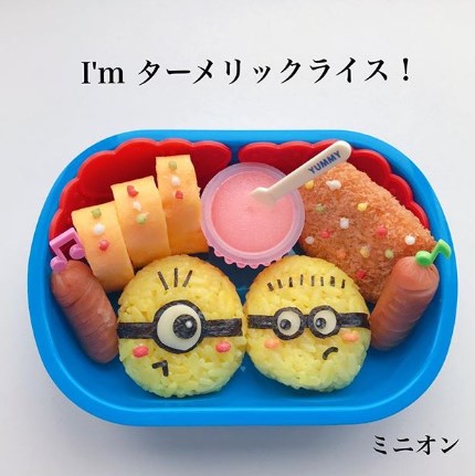 ミニオンおにぎり弁当