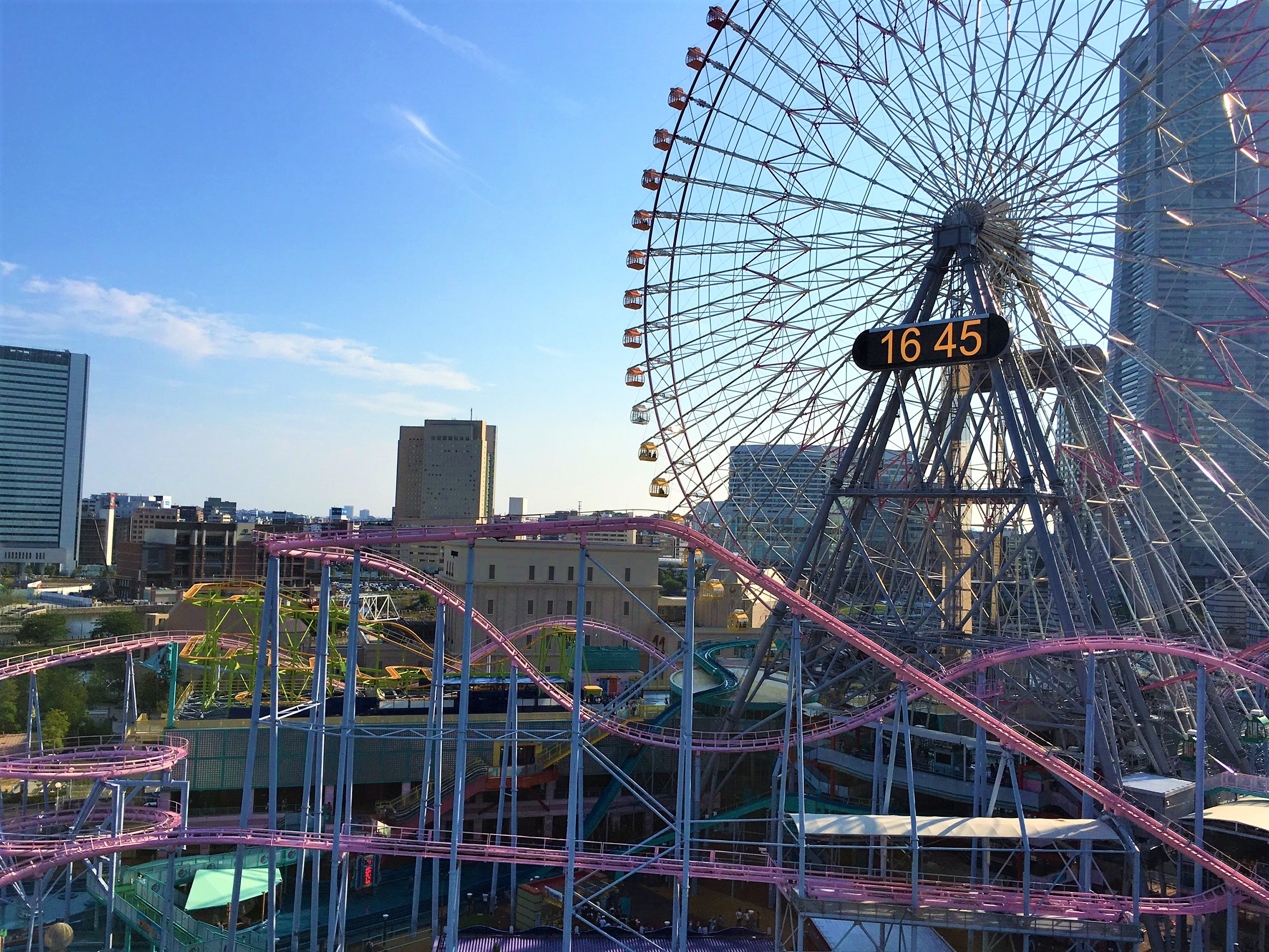 コスモワールドのジェットコースター