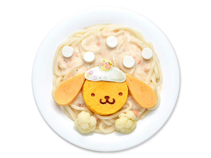 わんぱくプリンの雪あそびクリームうどん