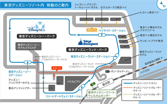 オフィシャルホテルの場所