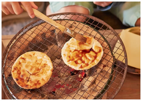 せんべい焼き体験