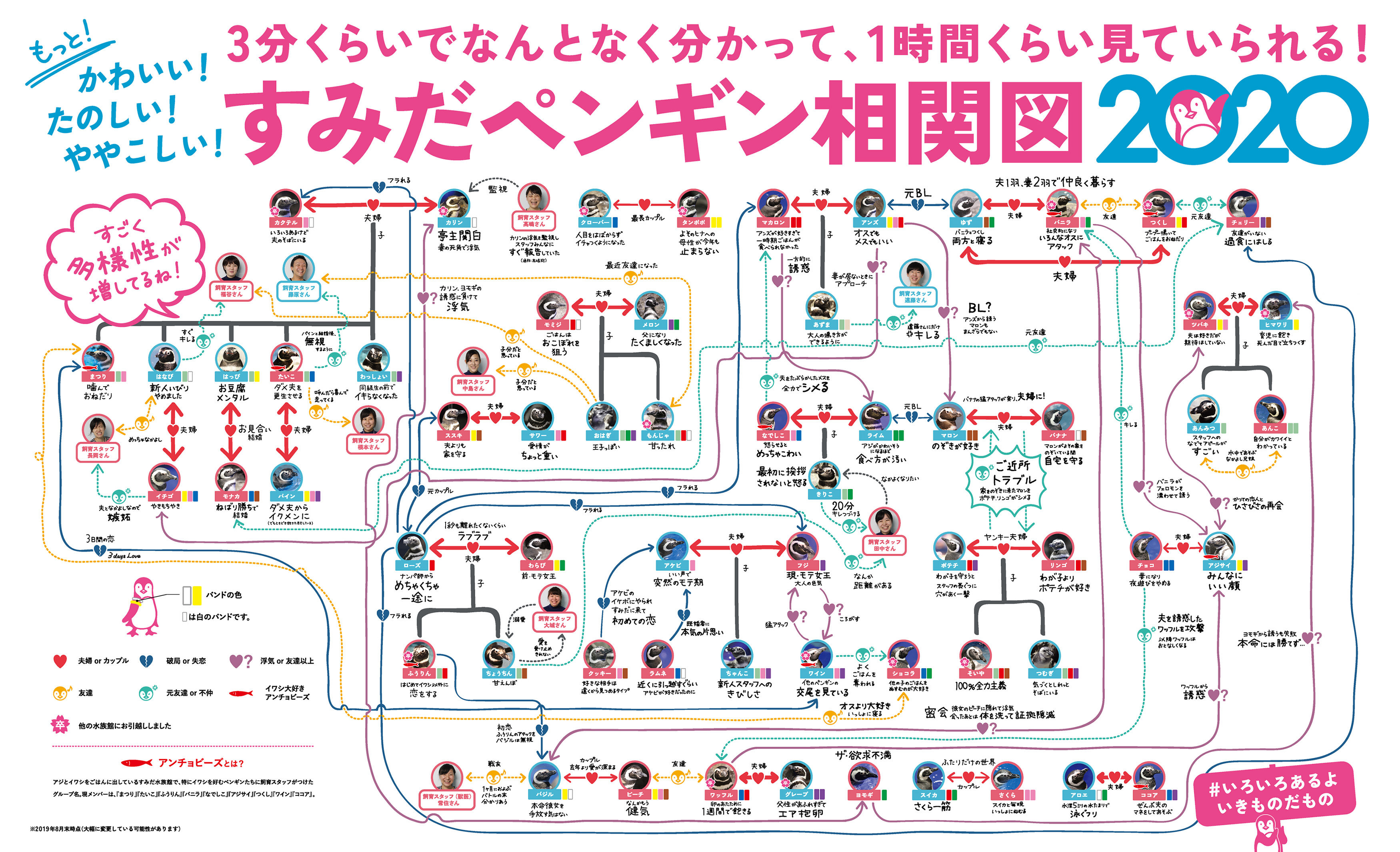 ペンギン相関図