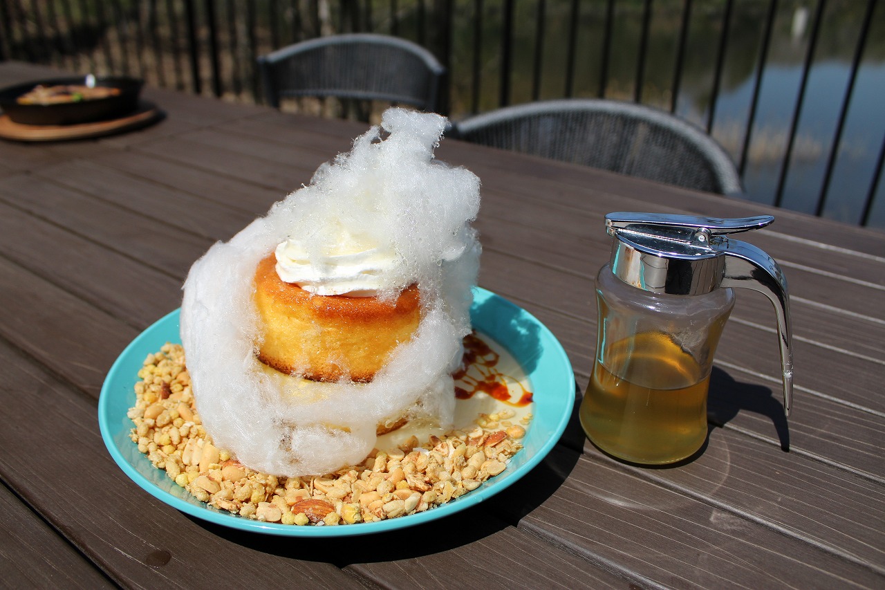 雲のコットンキャンディーパンケーキ