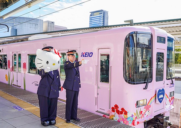 KEIO x Sanrio Puroland フルラッピングトレイン