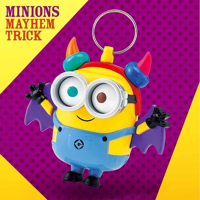 ミニオン「MINIONS MAYHEM TRICK」コウモリボブのパタパタキーチェーン