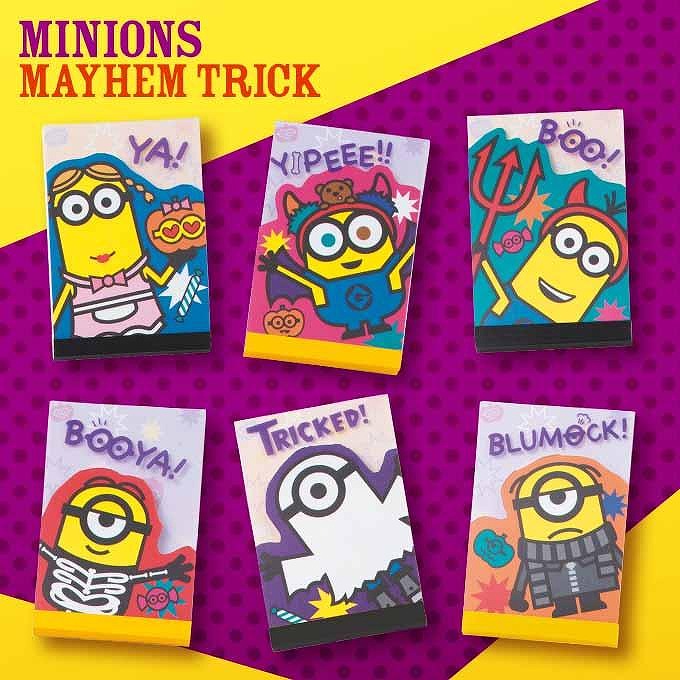 ミニオン「MINIONS MAYHEM TRICK」メモ帳セット