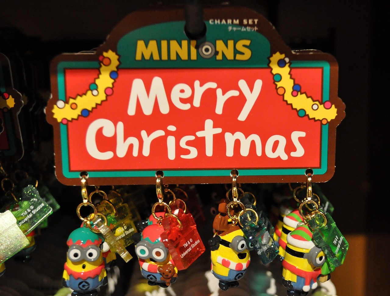 MINION MERRY CHRISTMASチャームセット（4個セット）