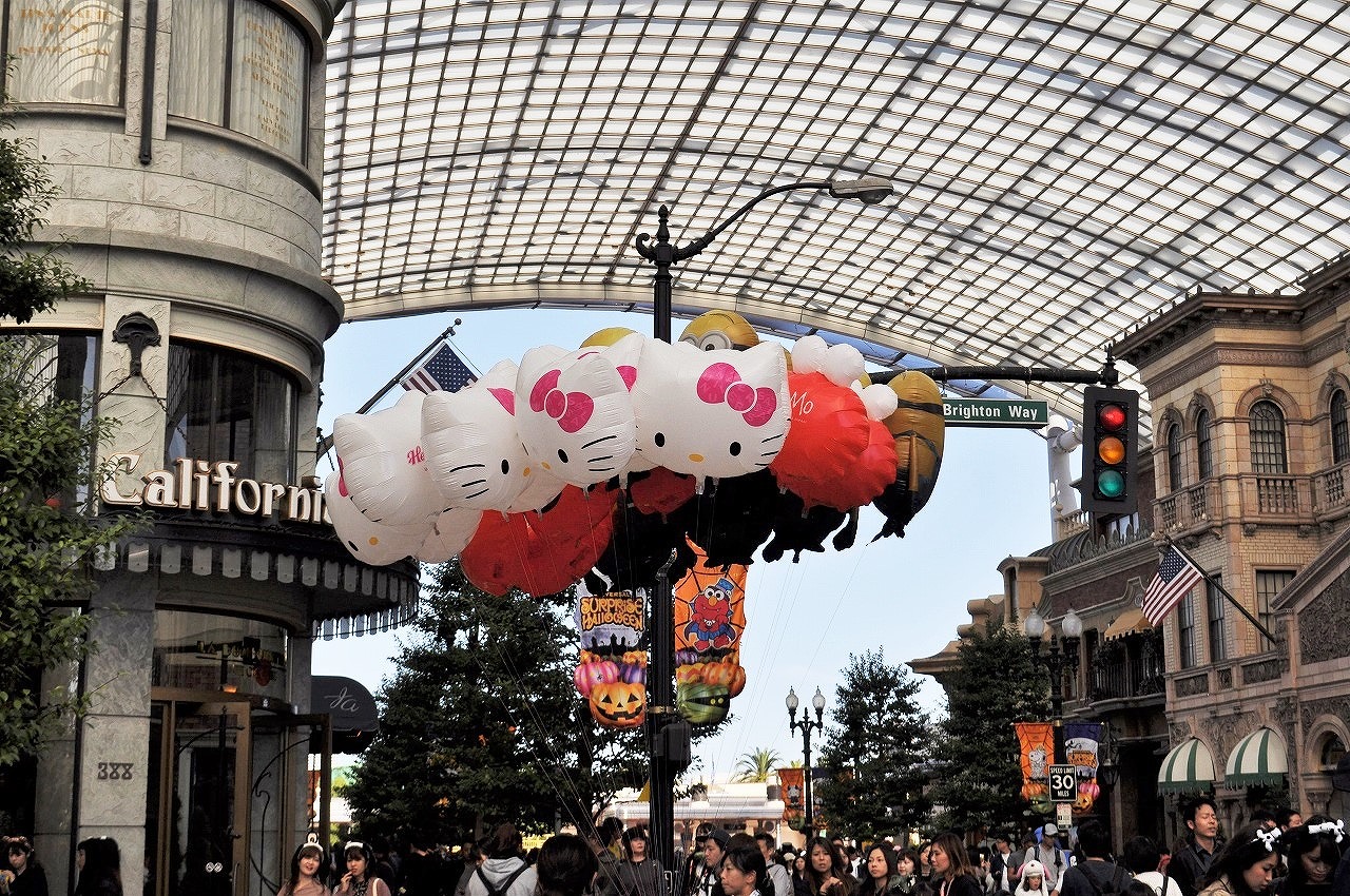 ユニバの風船はとっても大きく存在感バツグン