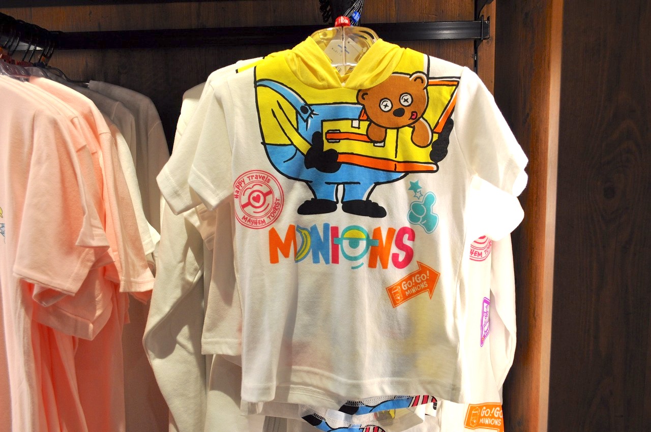 MINIONS TRAVELフード付きTシャツ（キッズ）