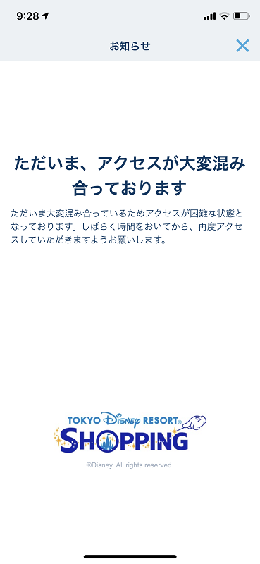 ディズニーオンラインショッピングの繋がらない原因と対処法