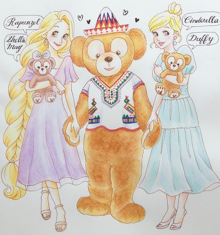 【簡単】ディズニープリンセスのイラストの描き方！上級者のイラスト集＆活用法も！