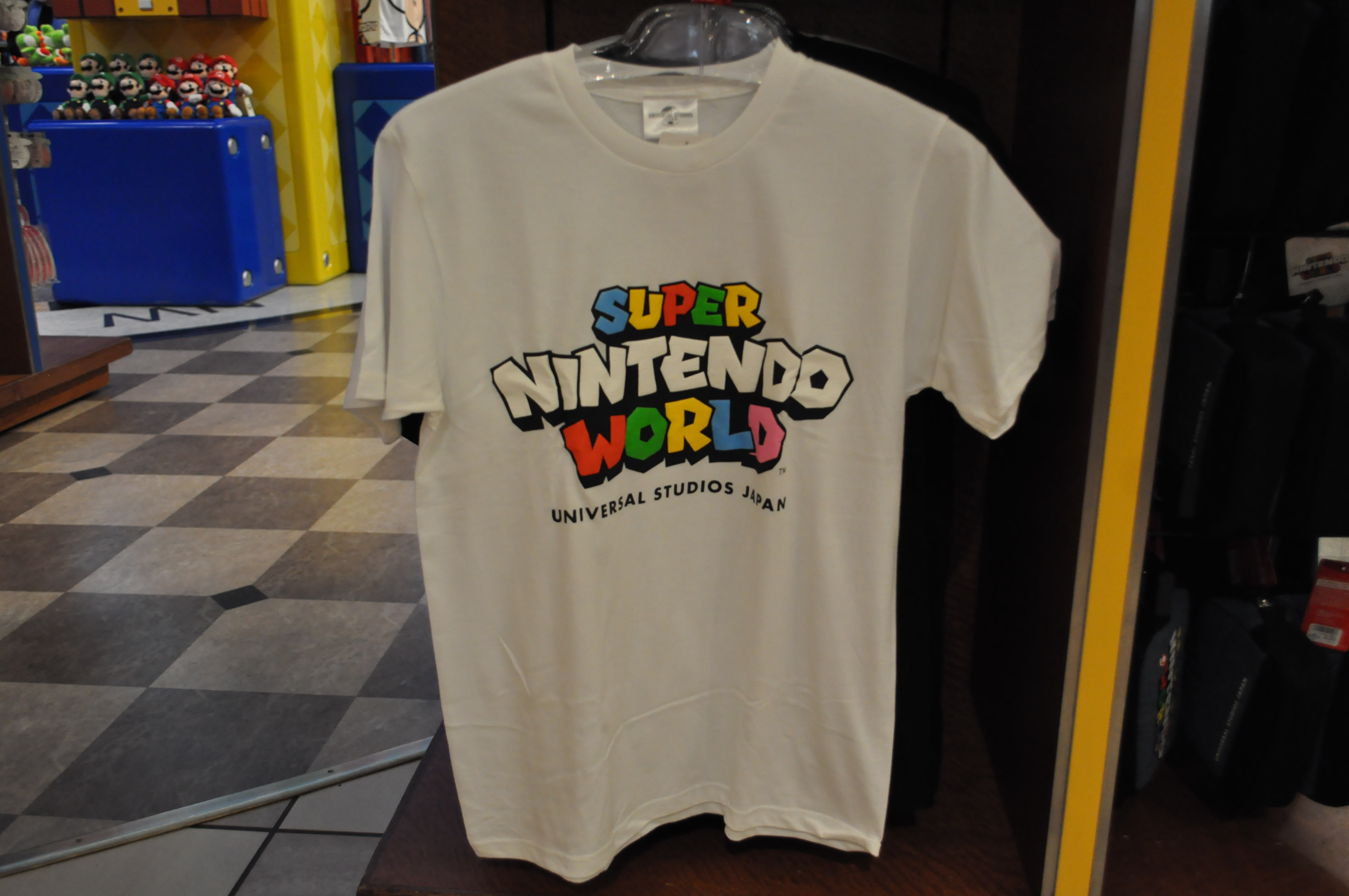 スーパーニンテンドーワールドTシャツ白