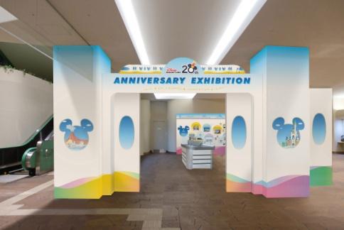 ディズニーリゾートライン20周年の展示