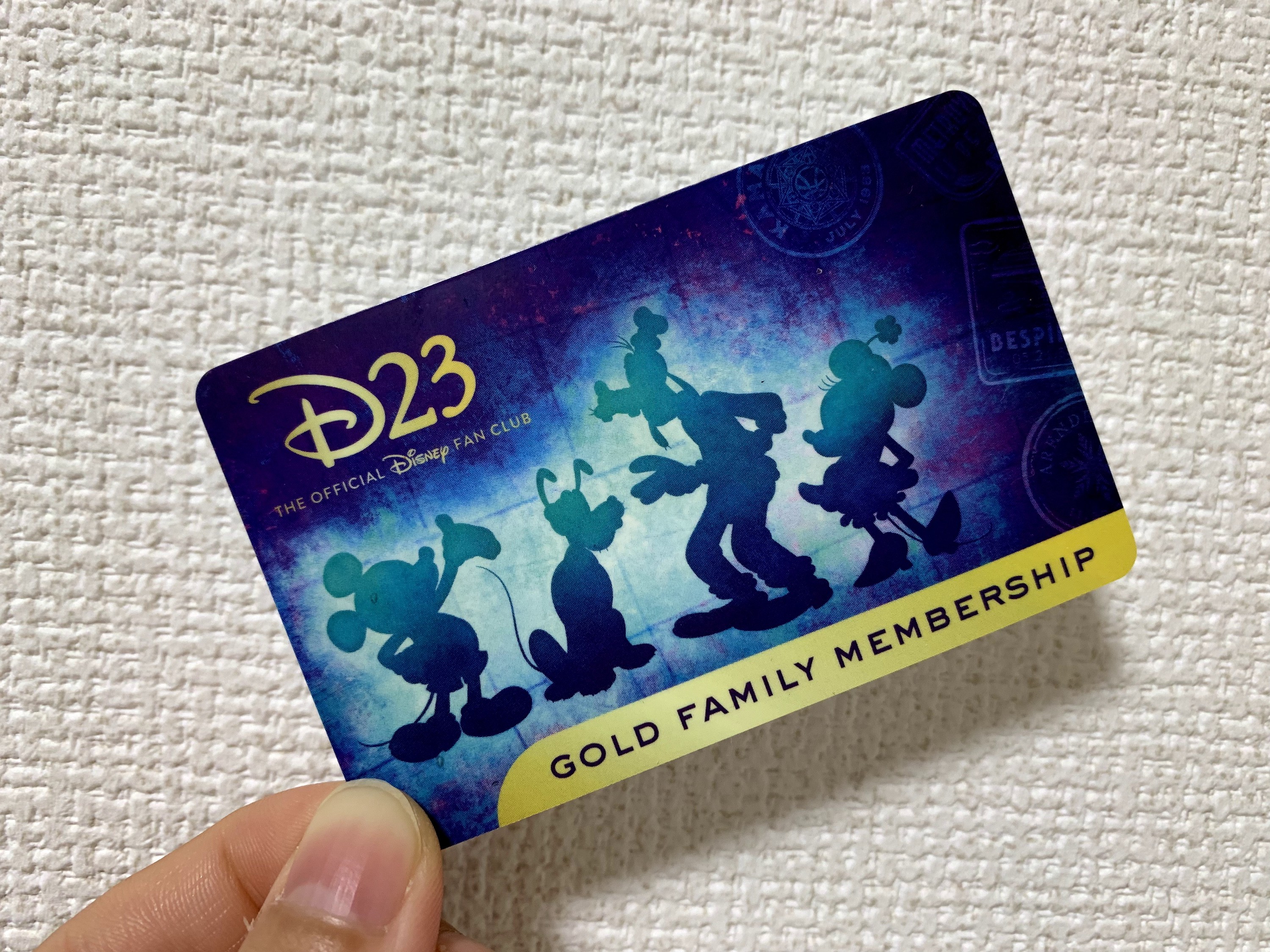 「D23」の会員証